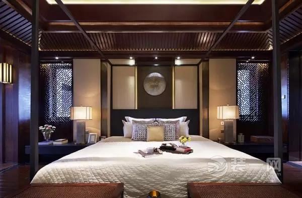青岛新中式风格卧室装修效果图