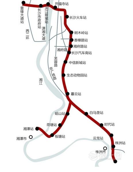 株洲城铁站规划图线路图