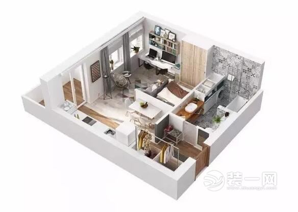 小公寓温馨舒适装修设计效果图
