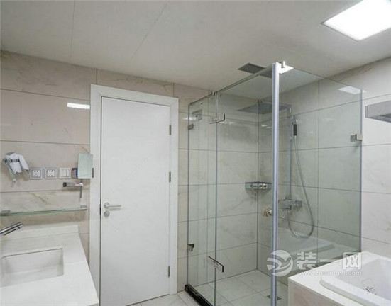 珠海装饰公司99平现代简约风格三室两厅卫浴装修效果图