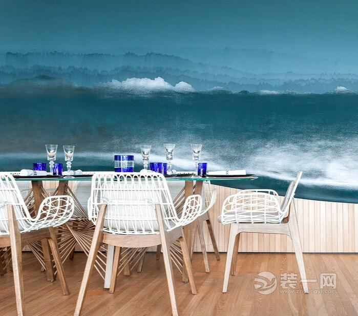 海洋主题餐厅装修效果图
