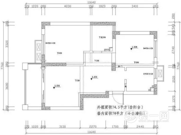 东营锦绣五区北欧混搭装修效果图