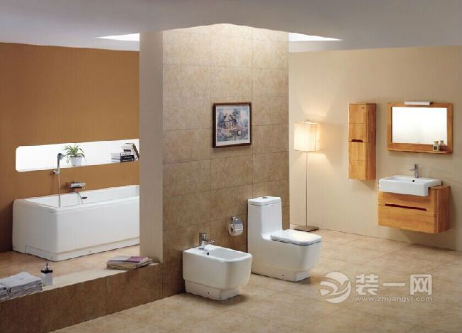 现代风格大户型卫浴间装修设计效果图