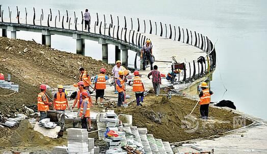 绵阳装修网绵阳港三江湖码头施工装修最新消息