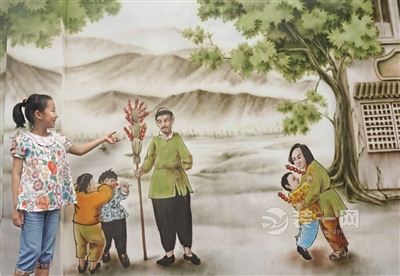 “碑亭印记”墙绘下周完工 展现了百年前老南京生活