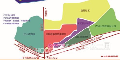 南京铁北红山新城35块土地将挂牌出让 总面积1340亩