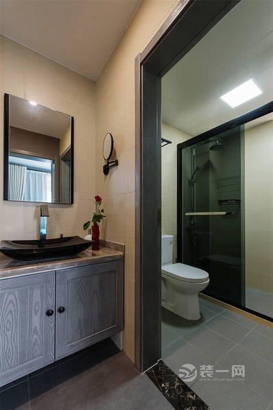 太原装饰公司80平混搭风格两室两厅卫浴装修效果图