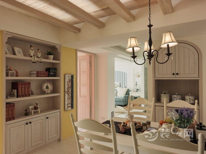清新舒适的六安装饰地中海三居室设计