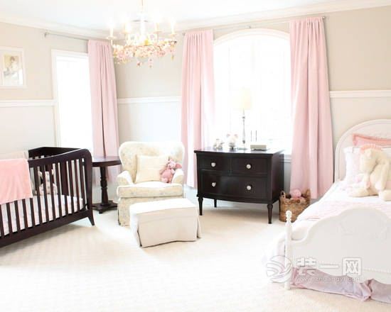 柔和静谧六安装饰设计浅嫩 呵护成长婴儿房