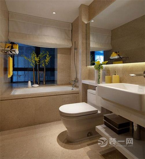 佛山装饰公司130平时尚现代风格三室三厅卫浴装修效果图