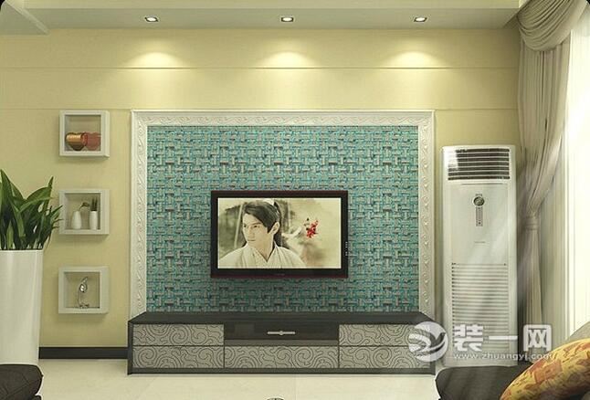 电视背景墙马赛克装饰设计效果图