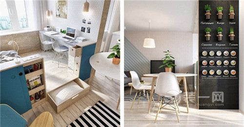 小公寓现代时尚风格装修设计效果图