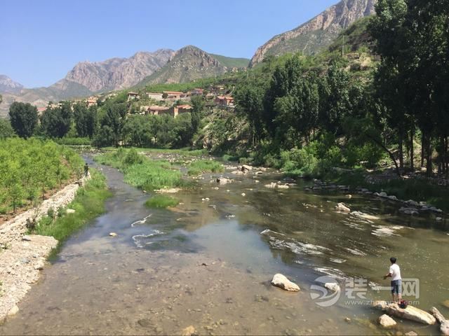 永定河畔风景图