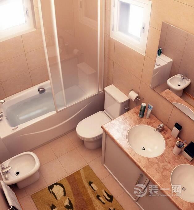 北京装修网解析小户型卫生间要不要装浴缸 卫生间浴缸装修效果图 浴缸安装注意事项