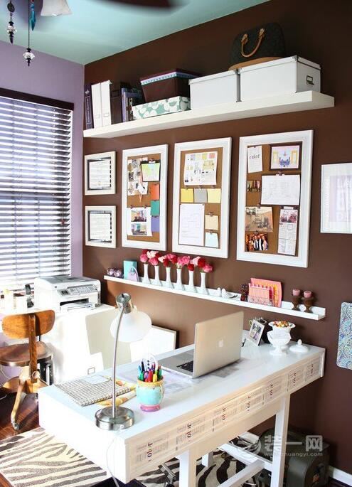 个性时尚自由创意家庭办公室装修设计效果图
