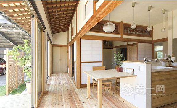 日本农村老屋的改造后装修效果图
