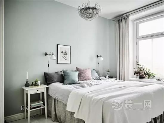 金华装饰公司60平北欧风格两室一厅卧室装修效果图