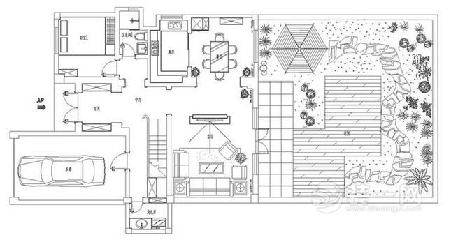 欧式别墅设计图纸及效果图