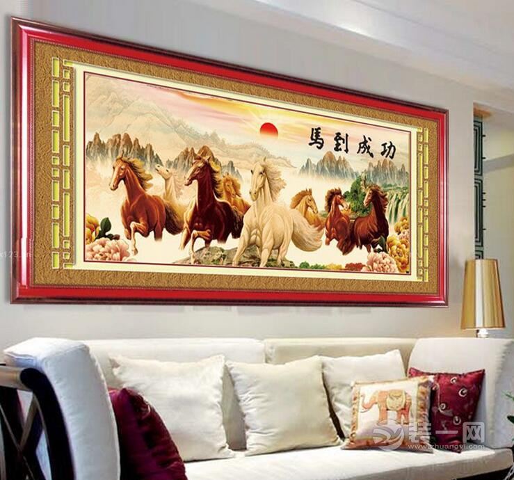 中国十字绣家庭装修效果图