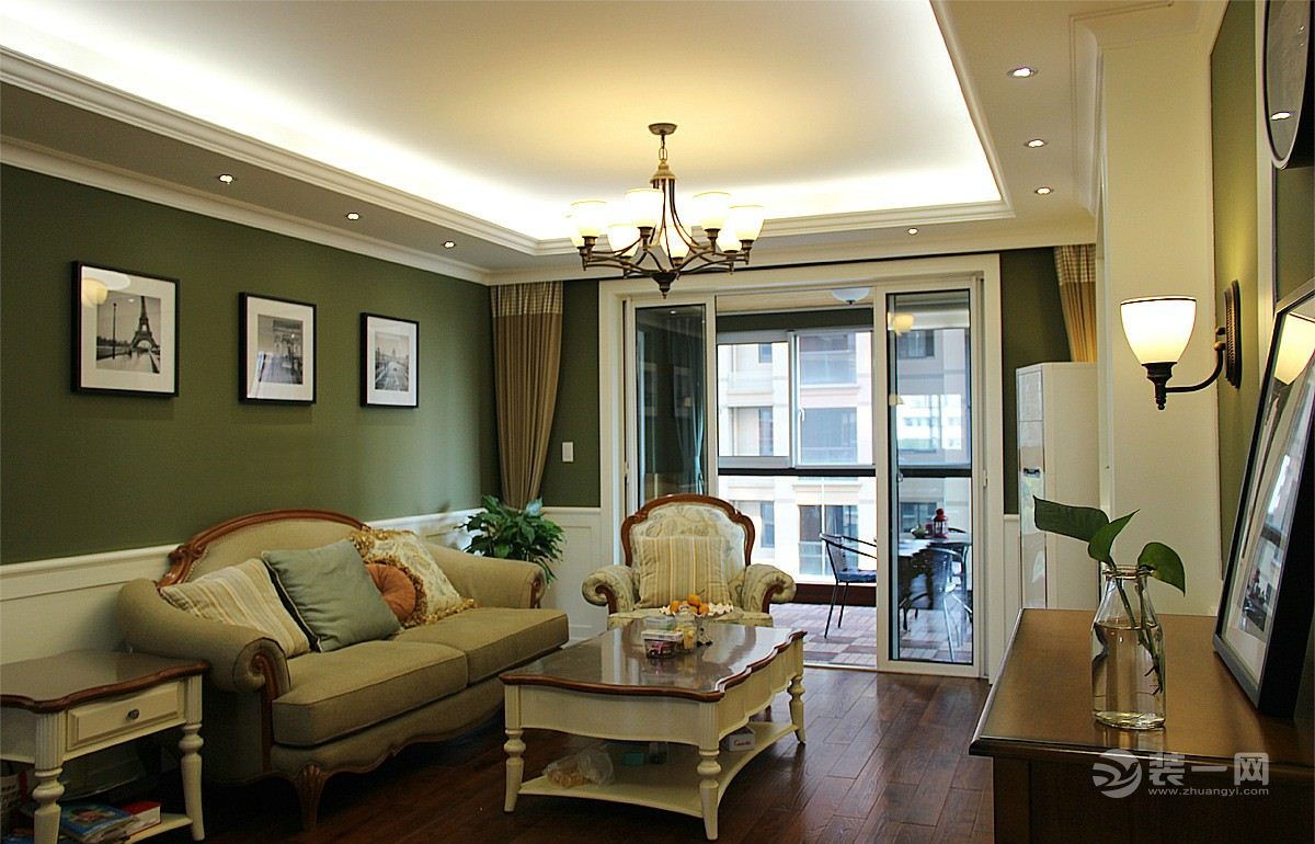 美式六安三居室装修风格设计 演绎古典高贵气息