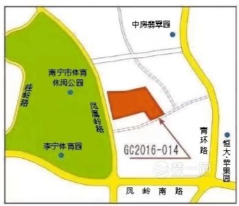 南宁装修网南宁凤岭南高价地楼面地价