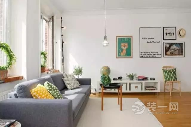 35平小户型单身公寓装修 简单的装饰打造出质感空间