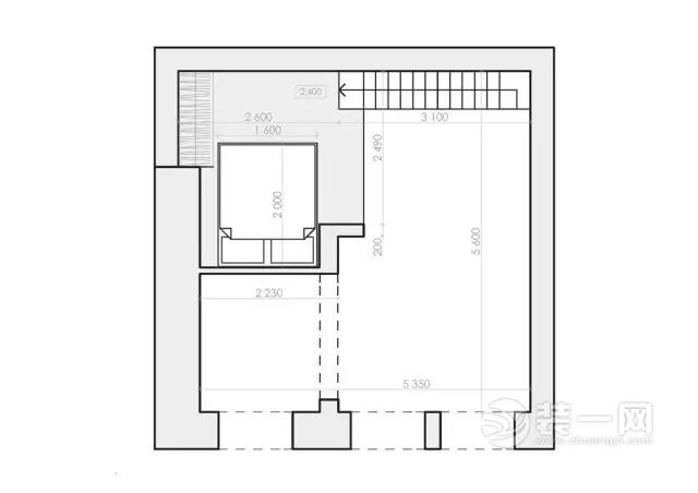 小户型工业风格装修效果图