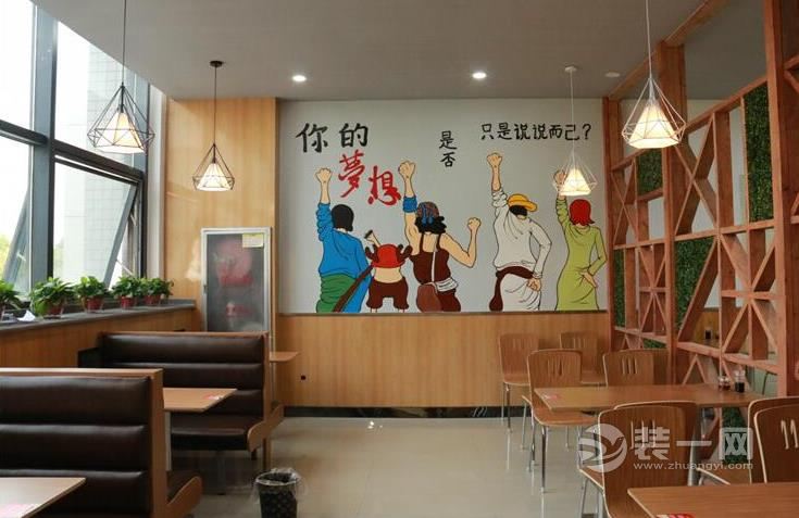 河南财经政法大学新食堂装修效果图，大学食堂装修效果图