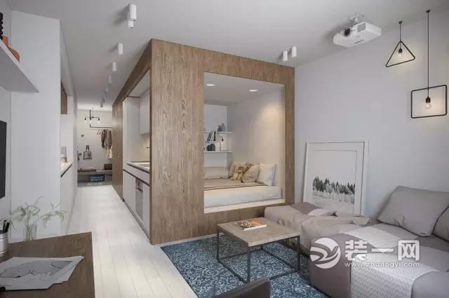 30平方小公寓现代北欧风装修效果图
