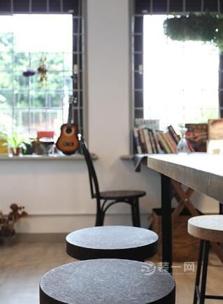 咖啡店装修设计图 常州装饰网带来轻工业风格空间
