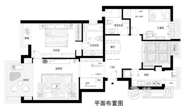 整体家装中的战斗鸡 战斗鸡中“简约风”家装效果图