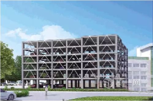 东营西城中心医院内计划建6层立体停车场
