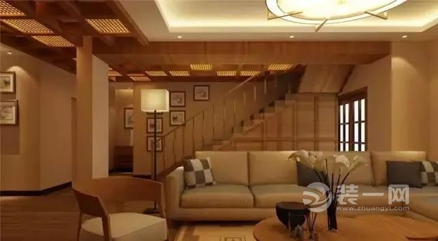 日式原木小复式家居装修效果图