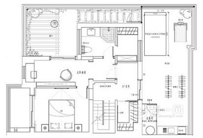 现代中式公寓装修设计户型图