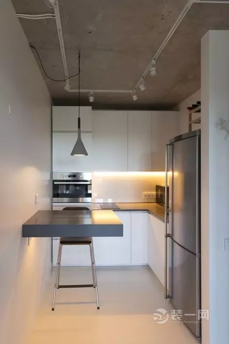 47平米工业风格单身公寓装修效果图