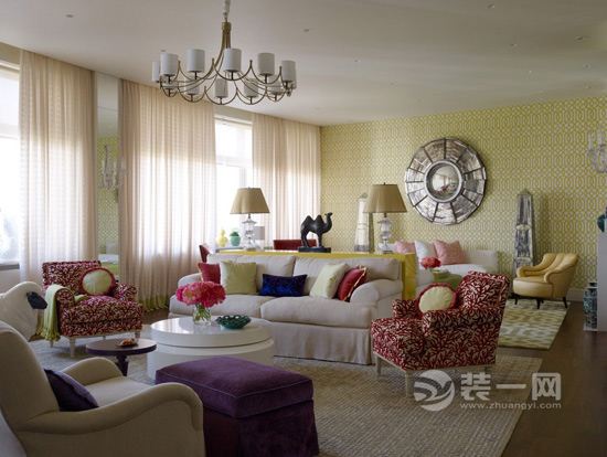 六安装饰设计引领生活乐意彩度 美观小户型客厅