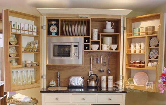天津装修网设计师推荐厨房装修 可移动式的橱柜get！