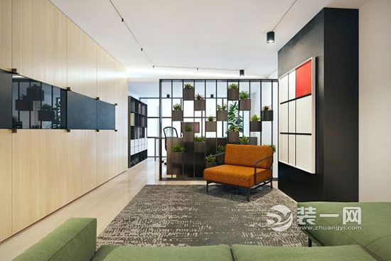 简约风格公寓装修 流畅的线条与色彩带来一场视觉盛宴