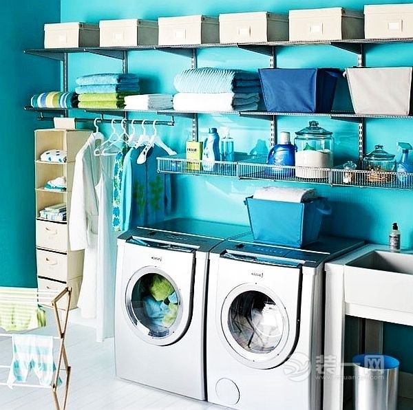 12款潮流家庭洗衣房装修设计效果图