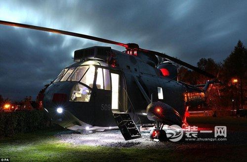 英国夫妇买直升机改度假屋 明年可预订一晚人民币1500