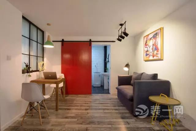 40平现代简约单身公寓装修效果图