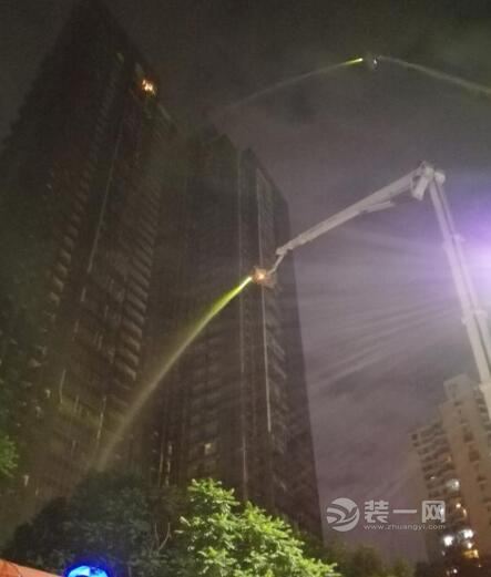 深圳在建楼盘起火上演午夜惊魂 高层建筑着火咋自救？