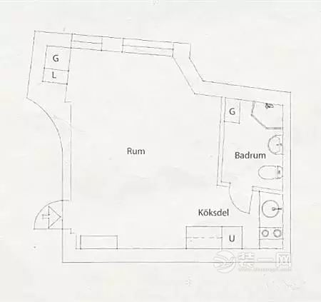 27平米单身公寓装修效果图