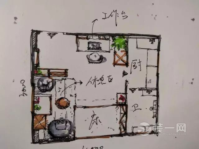 12平米出租屋改造装修效果图