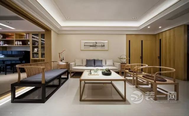 宁静致远 明式家具+黑白灰色彩打造新中式装修风格