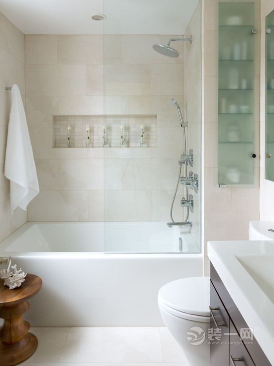 随州装修网小户型卫浴间设计 高效率利用每一寸空间 