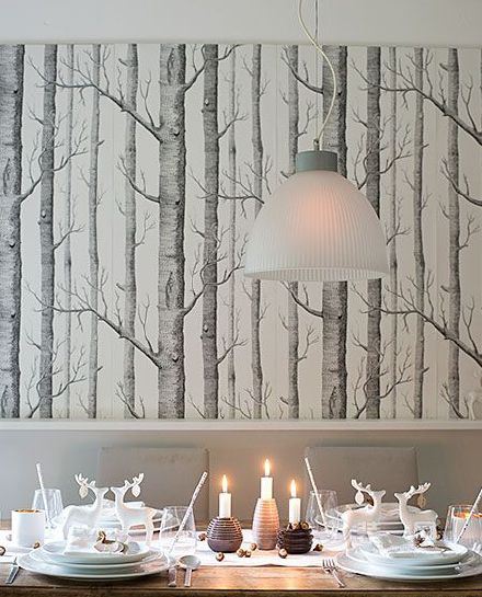 北欧风格叶集装饰常用设计 现代前卫墙纸