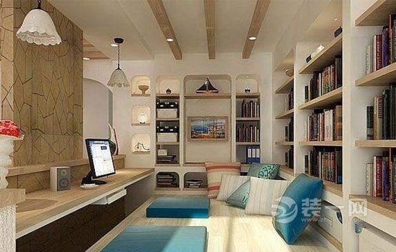 小户型卧室书房一体装修效果图欣赏 重庆装修公司将功能区合二为一
