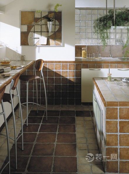 18款厨房瓷砖装修案例效果图