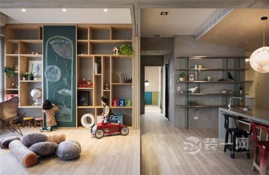 珠海装修公司120平日式清新四口之家 休闲式创意居室
